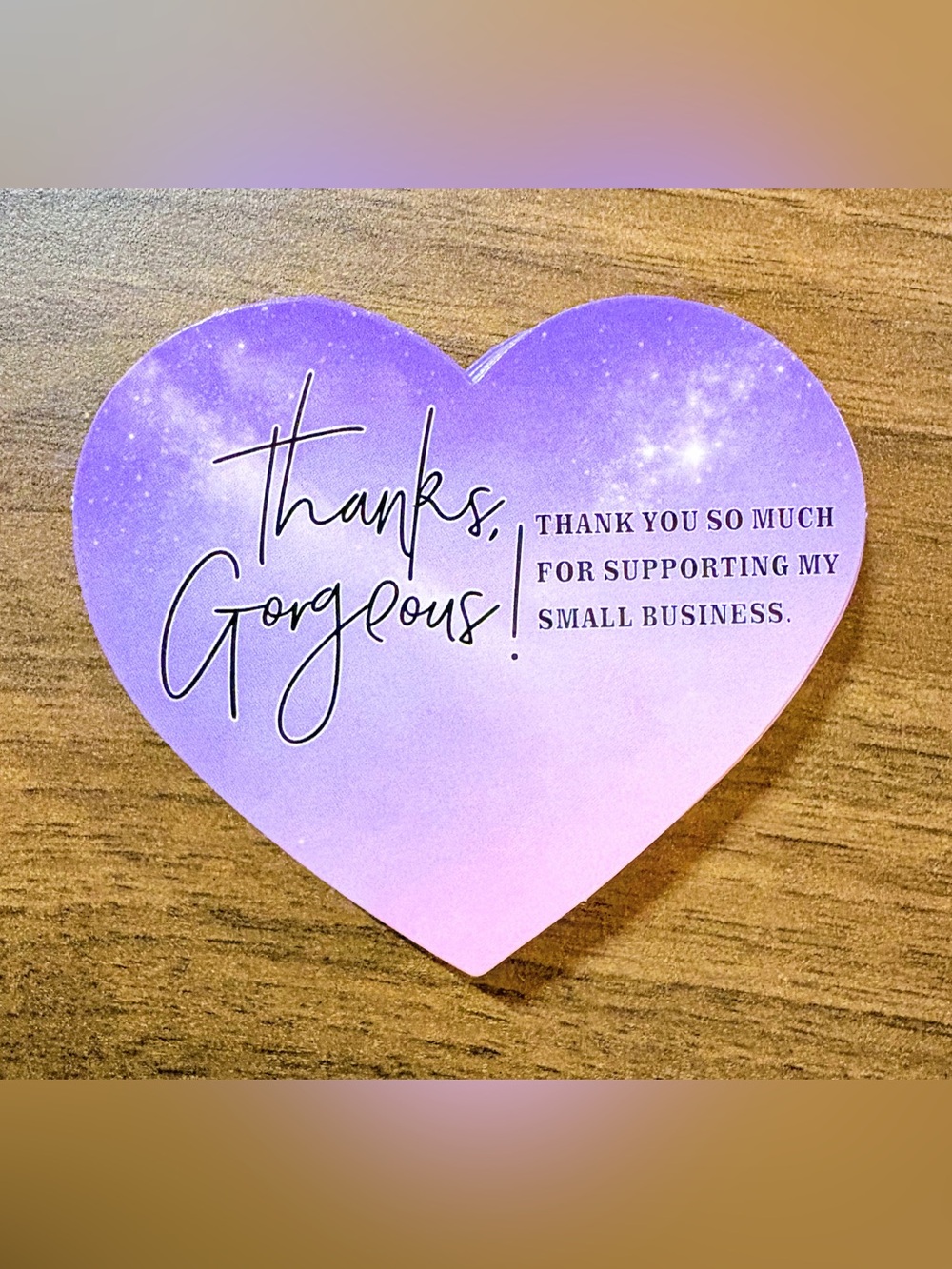 Thank You Variety Stickers & Heart Card Set -nwot - Picture 3 of 4